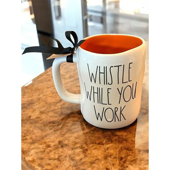 Rae Dunn Disney Snow White Seven Dwarfs Whistle While You Work Mug Dopey Grumpy - Picture 5 of 9